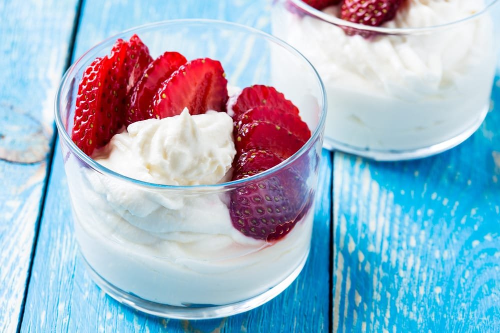 ricetta mousse ricotta fragole 1