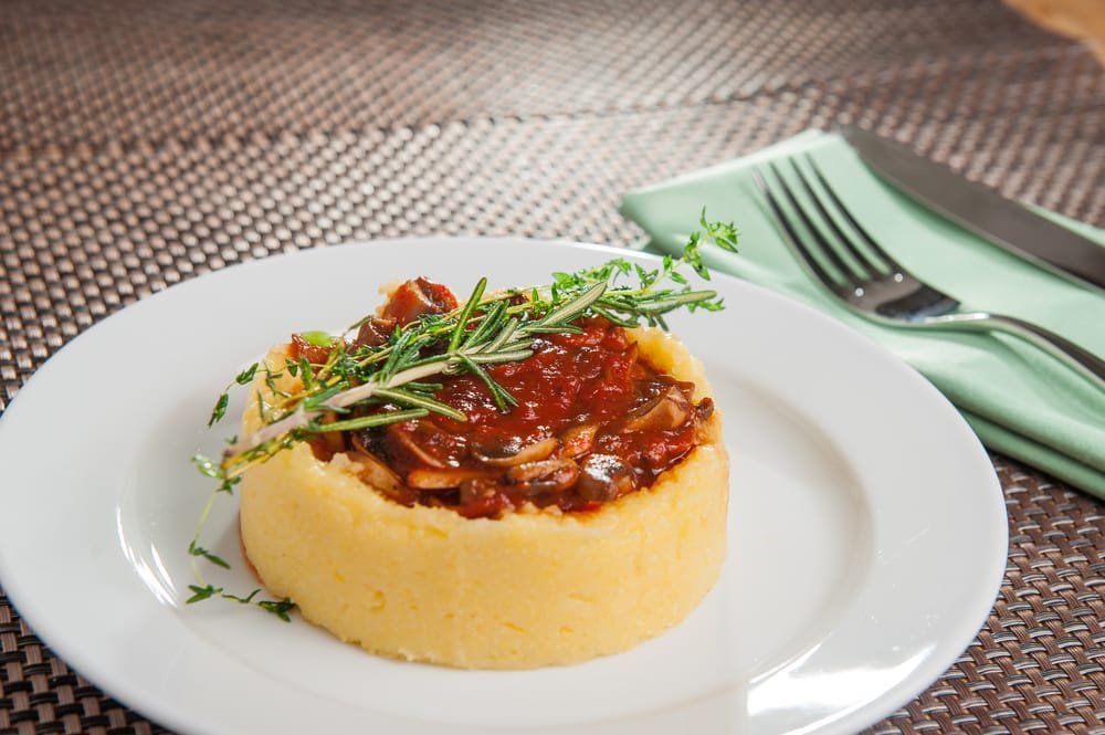 ricetta tortino polenta funghi 2