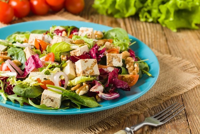 ricetta insalata al tofu