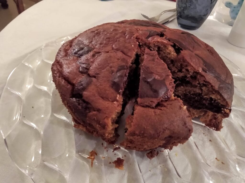 torta cachi e cioccolato 10