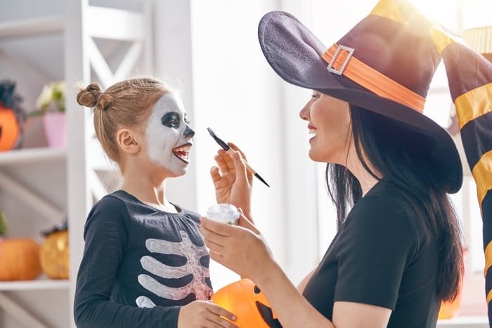 trucco di halloween per bambini