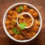 Garbanzos a la india: receta vegetariana