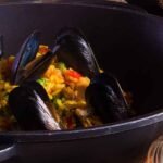 Arroz con patatas y mejillones