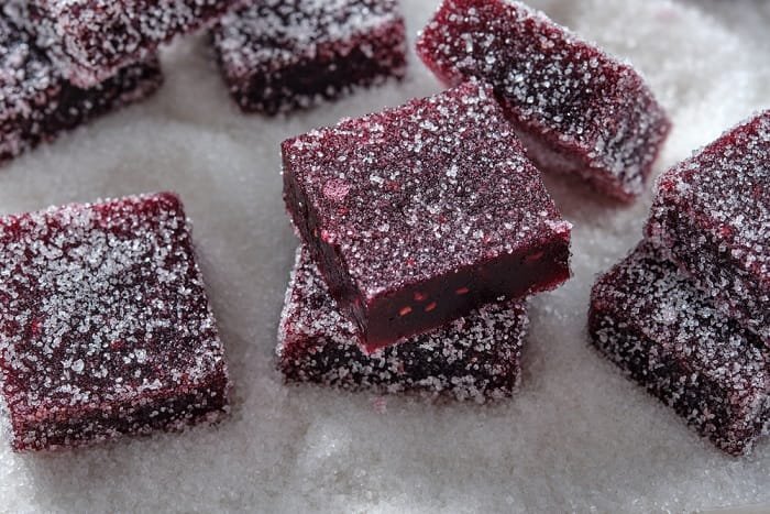 ricetta caramelle al melograno